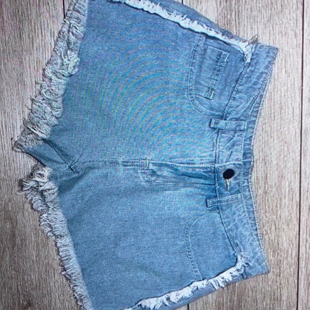 Shein Denim Frayed Shorts